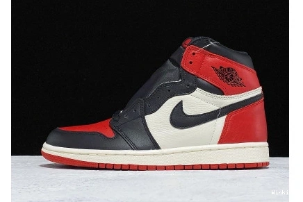 OG TOE RETRO JORDAN 555088-610 BRED HIGH 1 AIR 0929